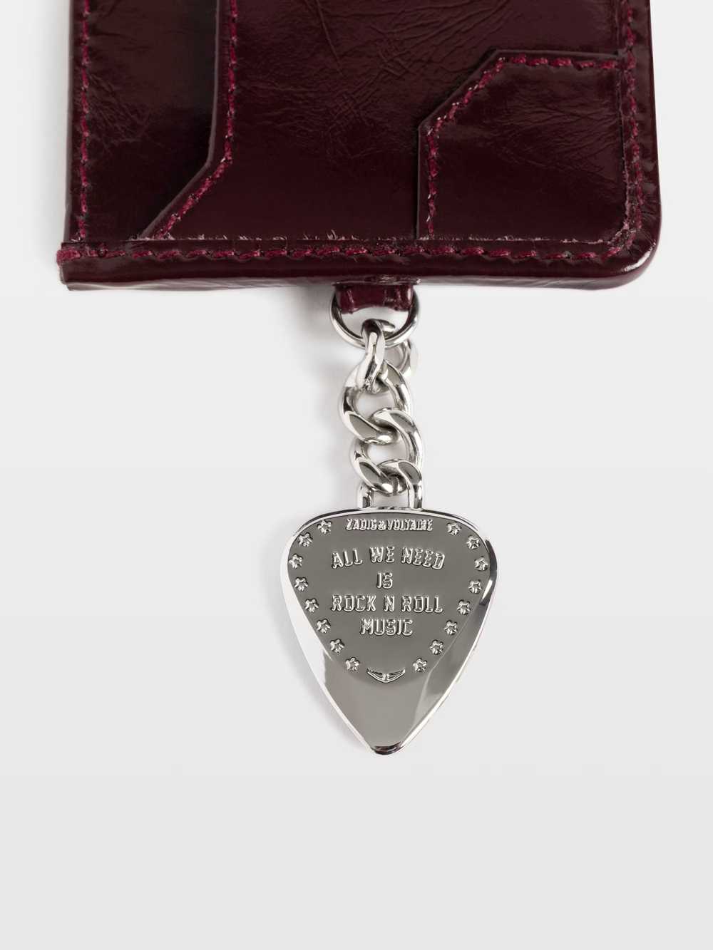LWSG03814_DEEP_PURPLE_ADDI_1_6a7c3d26eef3b.jpg Zadig & Voltaire Sunny Pass Vintage Patent Card Holder, Deep purple.