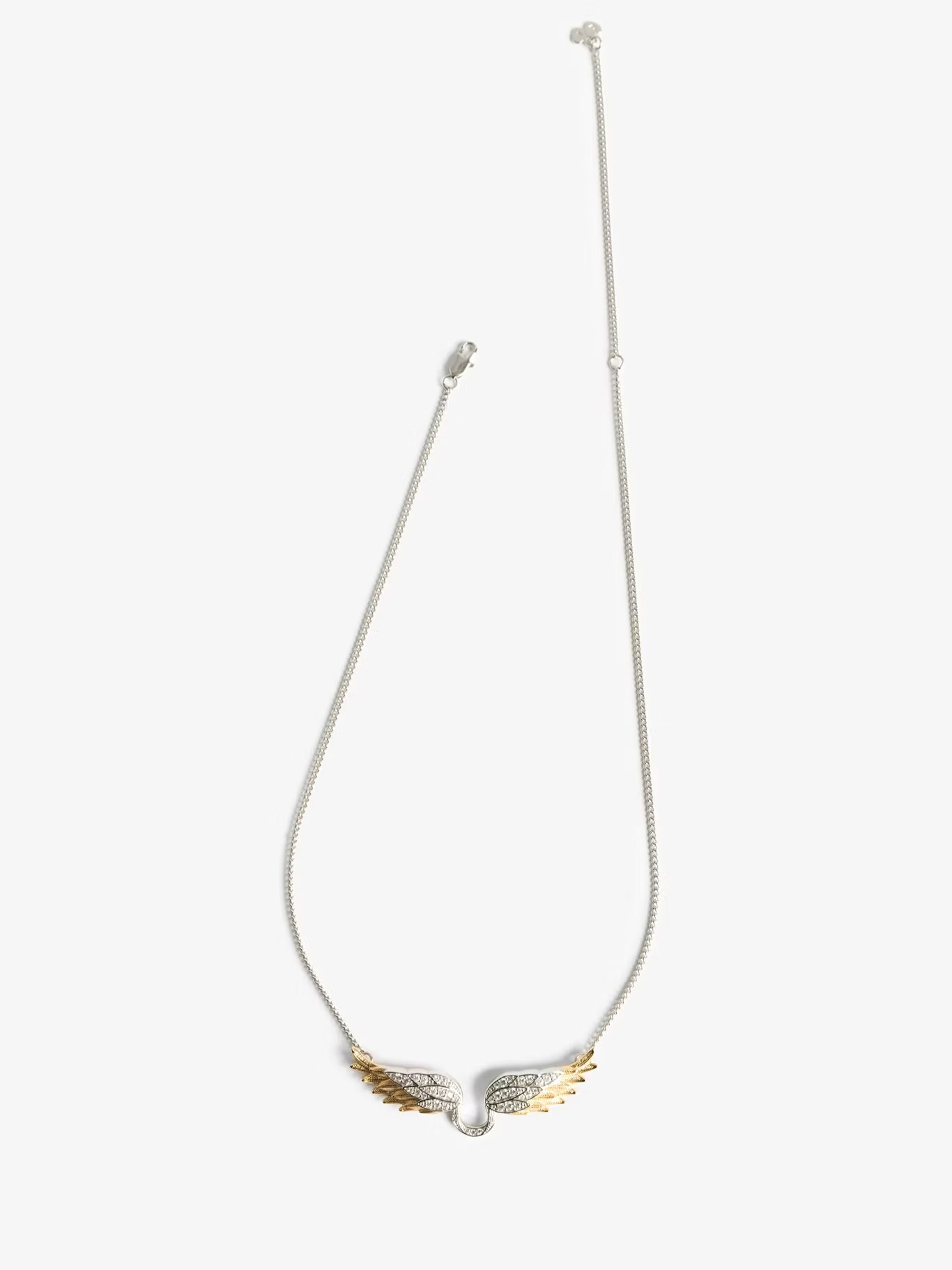 Zadig & Voltaire Rock Feather Necklace, Matt Gold.