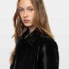 Zadig & Voltaire Lessa Leather Jacket, Black.