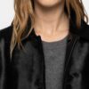 Zadig & Voltaire Lessa Leather Jacket, Black.