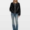 Zadig & Voltaire Lessa Leather Jacket, Black.