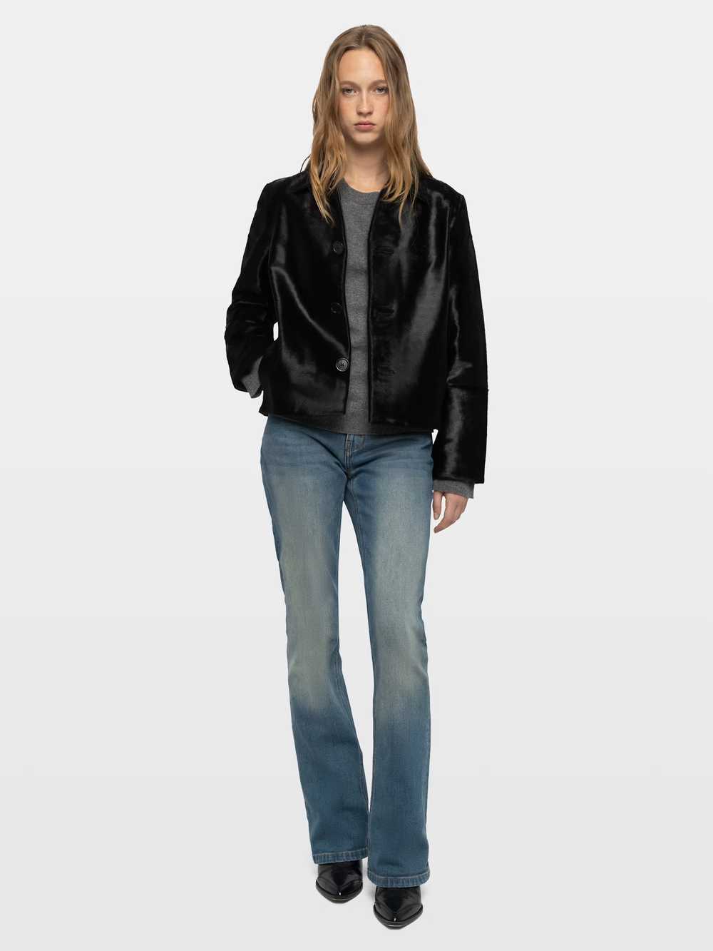 Zadig & Voltaire Lessa Leather Jacket, Black.