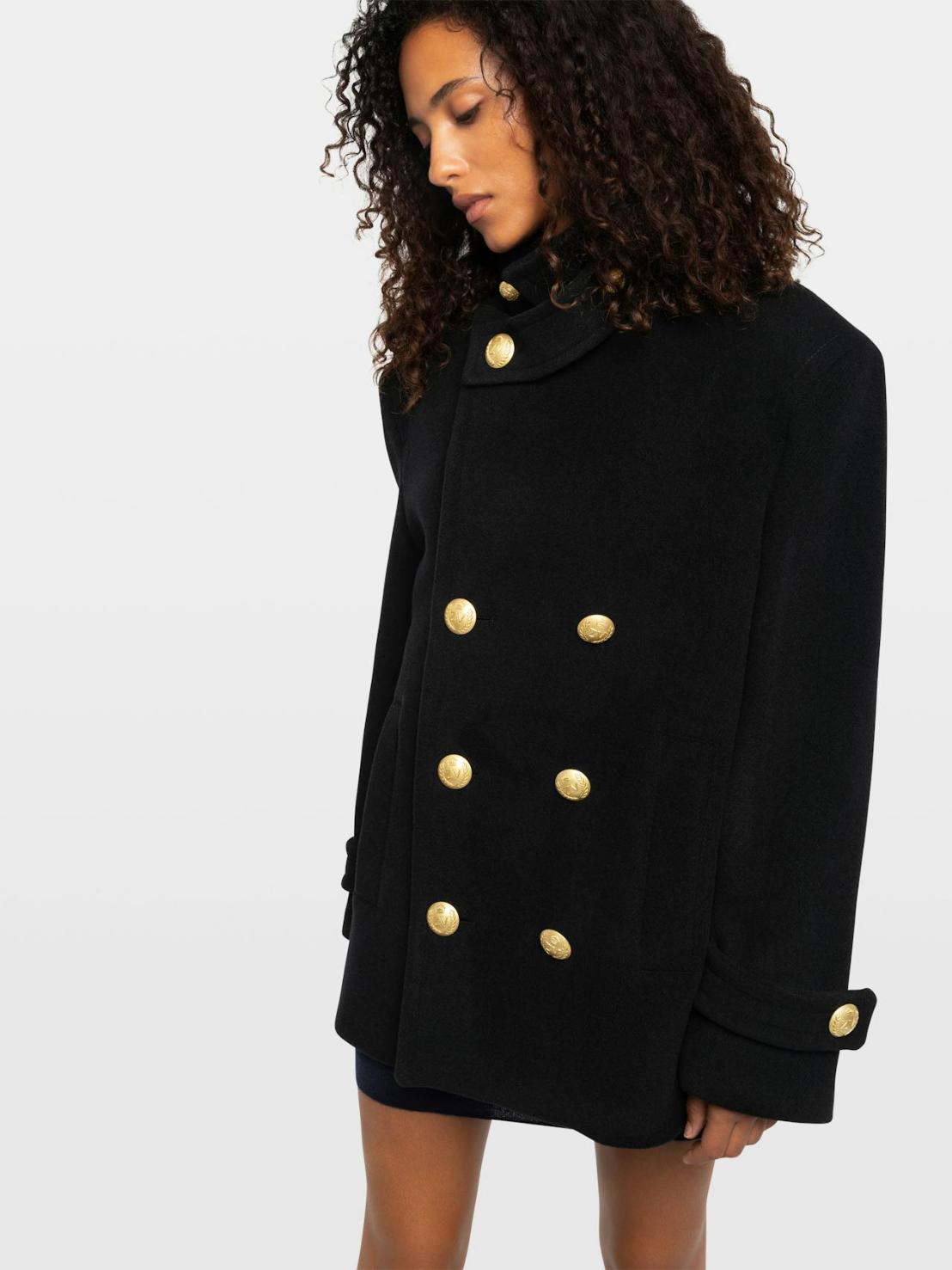 Zadig & Voltaire Mollysa Coat, Black.