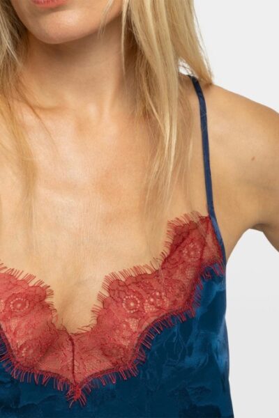 Zadig & Voltaire Cespa Silk Camisole, Marine.