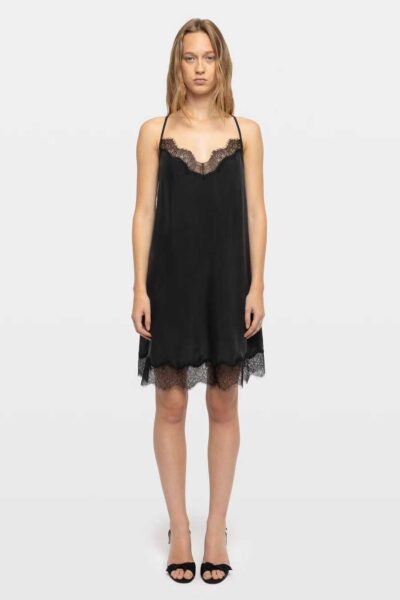 Zadig & Voltaire Respas Silk Dress, Black.