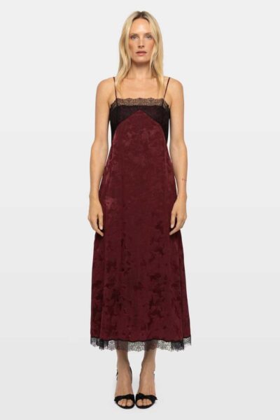 Zadig & Voltaire Ridar Silk Dress, Cherry.