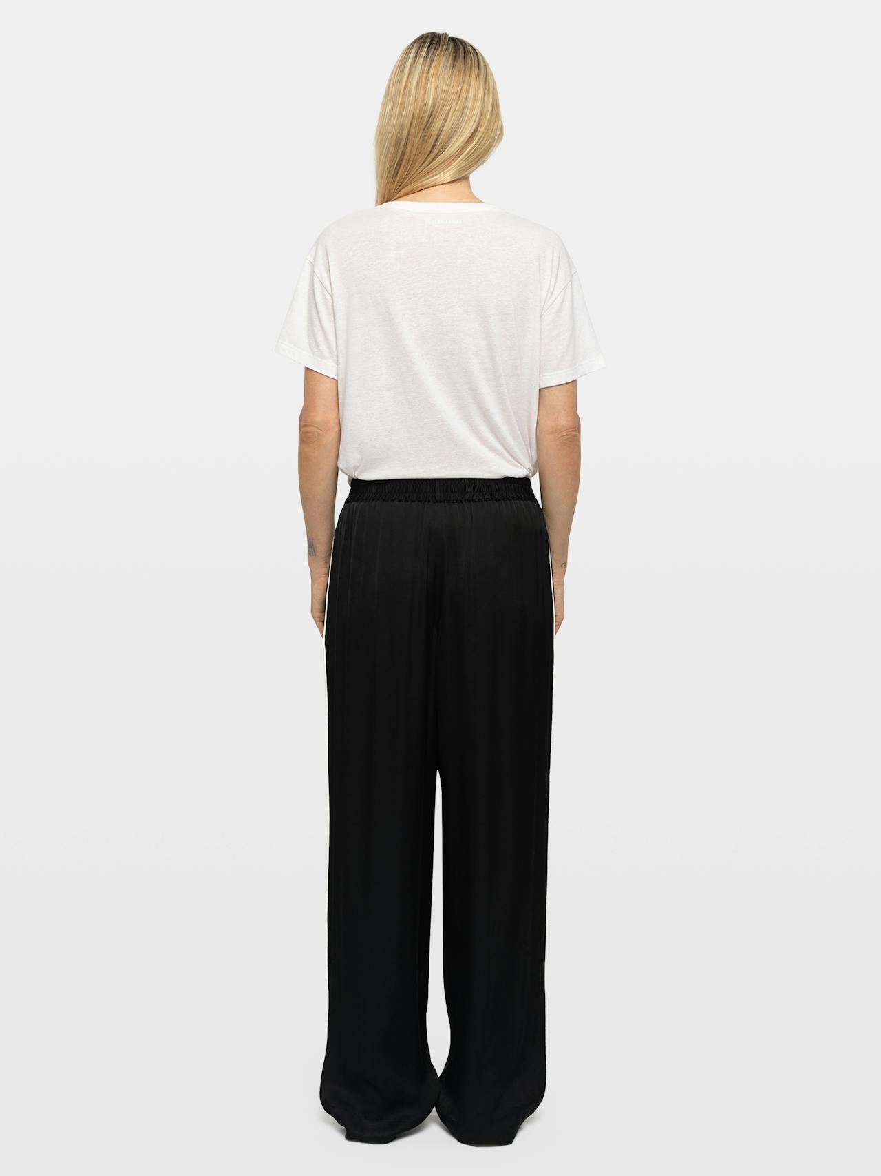 Zadig & Voltaire Pin Satin Pants, Black.
