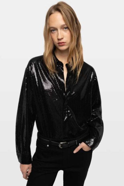 Zadig & Voltaire Tyrica Shirt, Black.