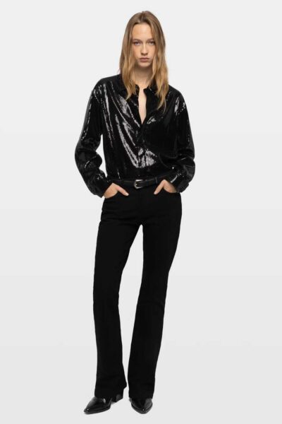 Zadig & Voltaire Tyrica Shirt, Black.