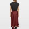 Zadig & Voltaire Jeto Satin Skirt, Cherry.
