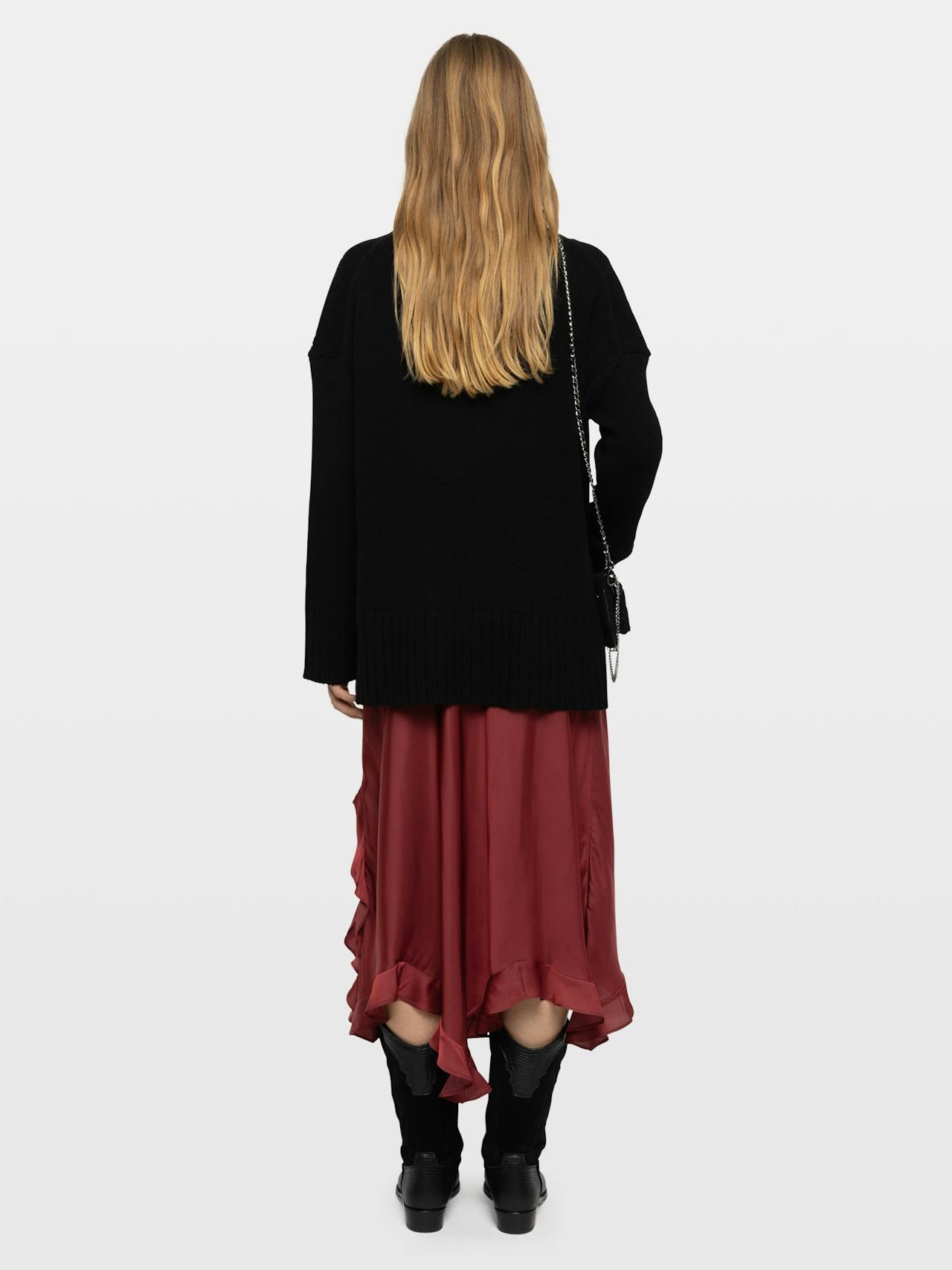 Zadig & Voltaire Jeto Satin Skirt, Cherry.