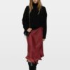 Zadig & Voltaire Jeto Satin Skirt, Cherry.