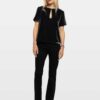 Zadig & Voltaire Tchai Velvet Top, Anthracite.