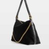 Zadig & Voltaire Jim Bag Suede, Black gold.