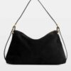 Zadig & Voltaire Jim Bag Suede, Black gold.