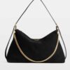 Zadig & Voltaire Jim Bag Suede, Black gold.