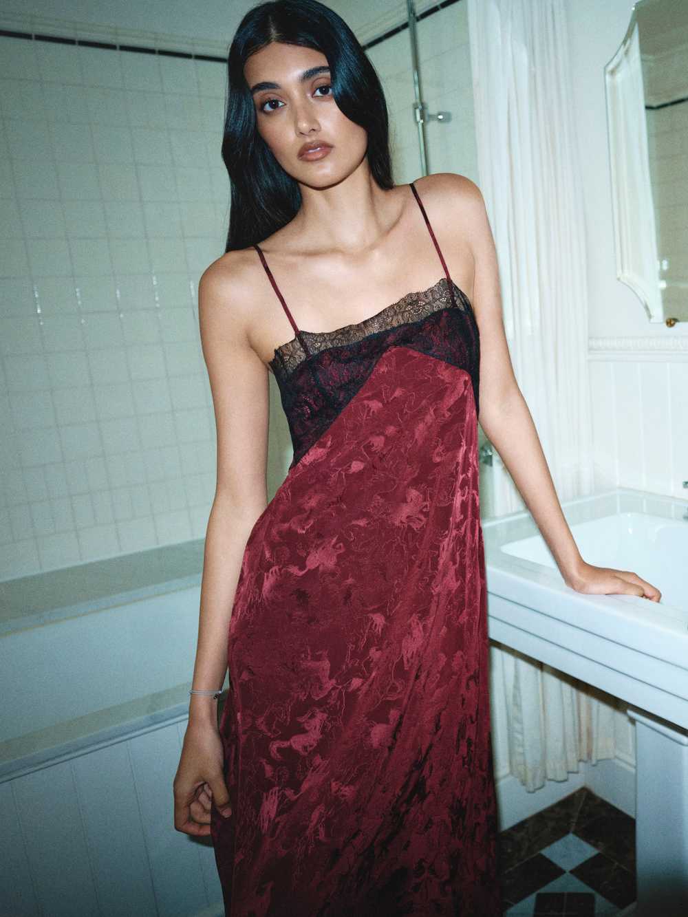 Zadig & Voltaire Ridar Silk Dress, Cherry.