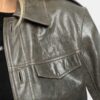 Zadig & Voltaire Veram Leather Jacket, Medium Grey.