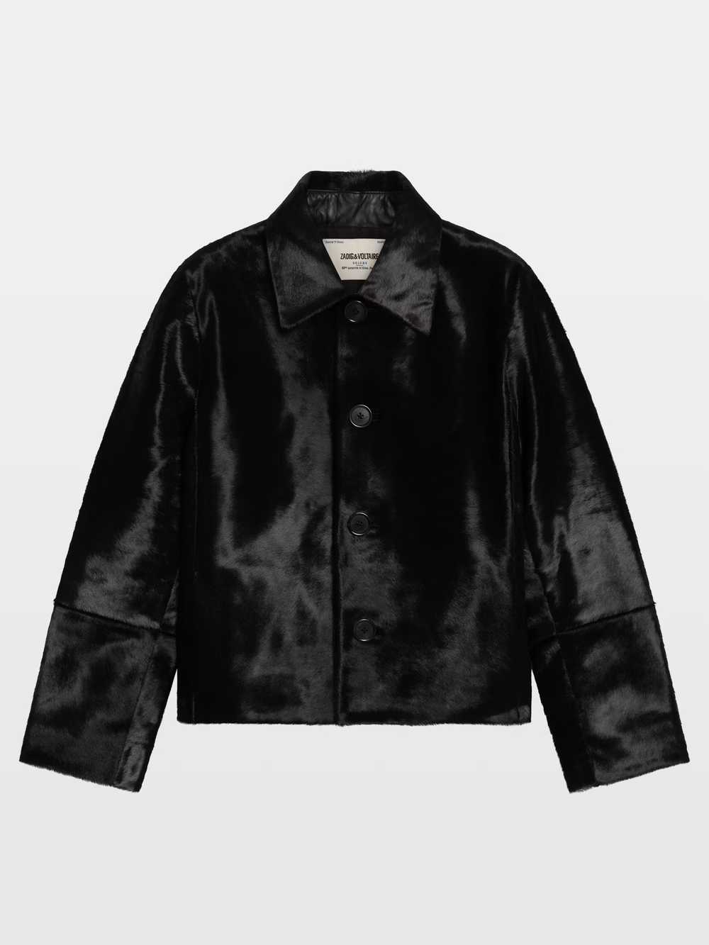 Zadig & Voltaire Lessa Leather Jacket, Black.