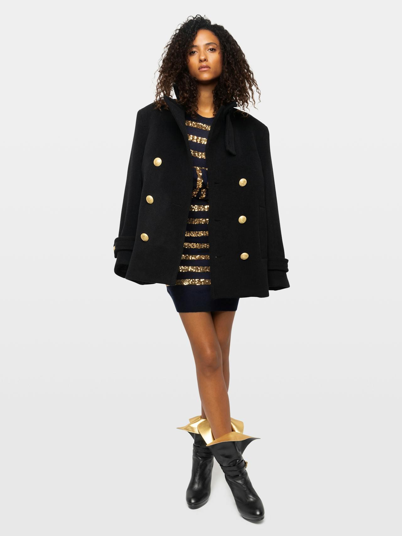 Zadig & Voltaire Mollysa Coat, Black.