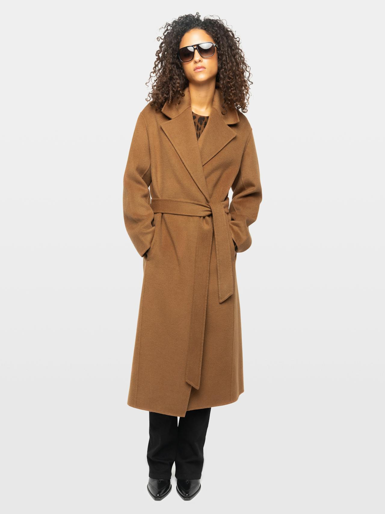 Zadig & Voltaire Meli Coat, Caramel.