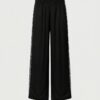Zadig & Voltaire Pin Satin Pants, Black.