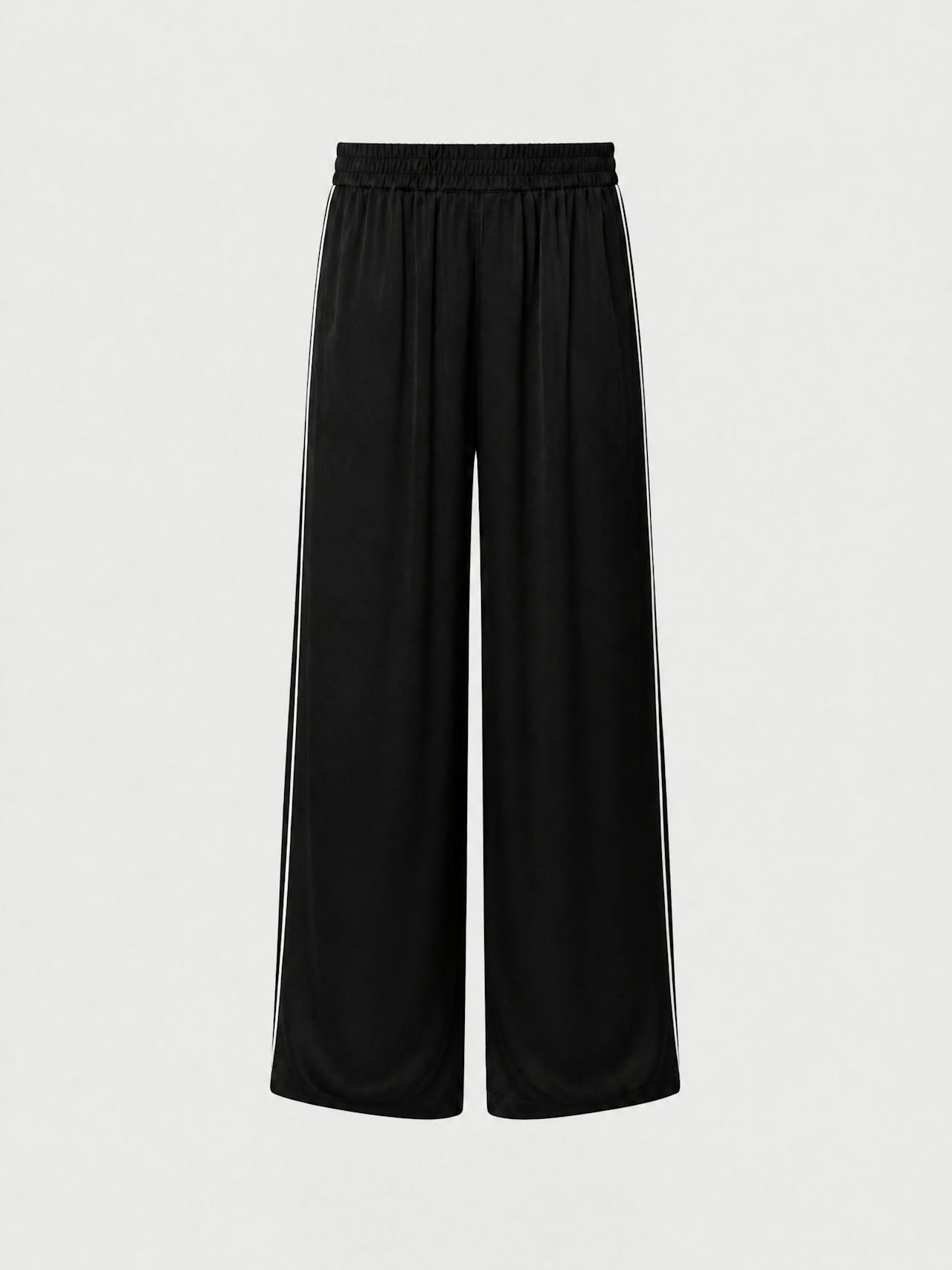 Zadig & Voltaire Pin Satin Pants, Black.