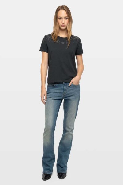 Zadig & Voltaire Alys T-shirt, Carbone.