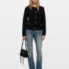 Zadig & Voltaire Marcya Cashmere Cardigan, Black.