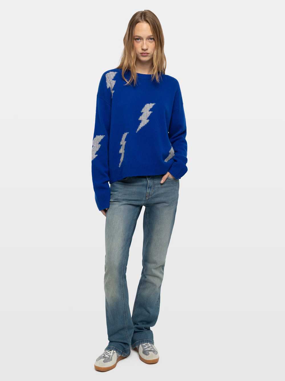 Zadig & Voltaire Markuz Jumper Cashmere, Electric.