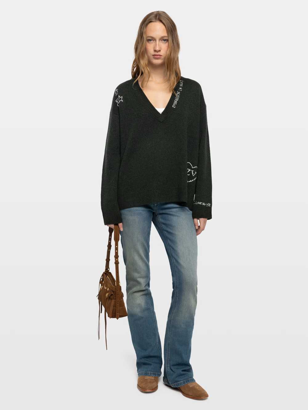 Zadig & Voltaire Mikyz Cashmere Jumper, Gloom.