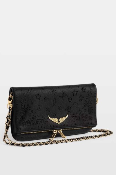 Alternative view of Zadig & Voltaire Rock Perforated Clutch