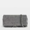 Zadig & Voltaire Rock Suede Clutch, Road.