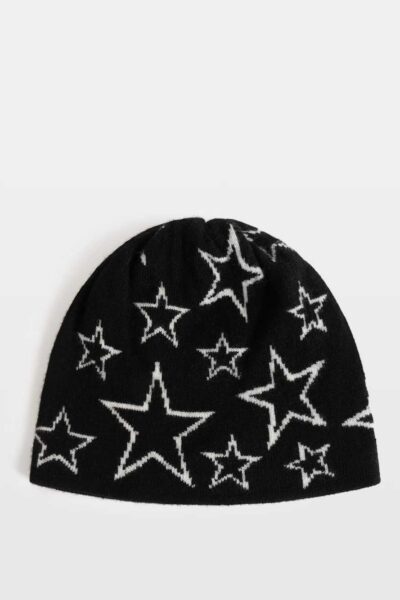 Zadig & Voltaire Stars Beanie, Black.