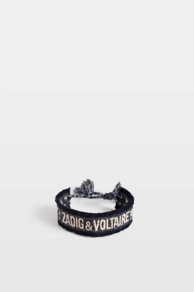 Zadig & Voltaire Zadig Woven Bracelet, Denim.
