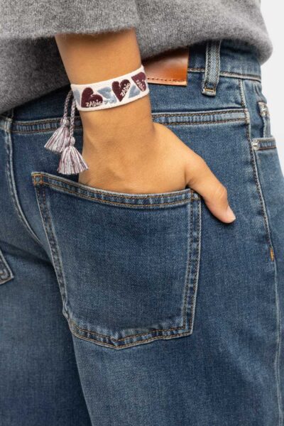 Alternative view of Zadig & Voltaire Zadig Woven Heart Bracelet