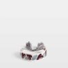 Zadig & Voltaire Zadig Woven Heart Bracelet, Deep purple.