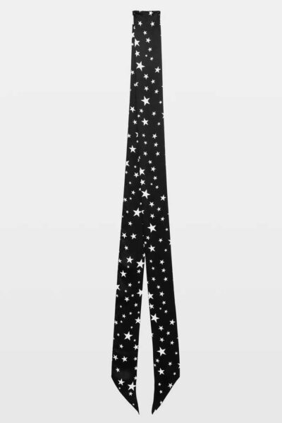 Zadig & Voltaire Hannah Stars Scarf, Black.