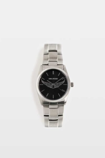 Zadig & Voltaire Zadig Wings Watch, Black.