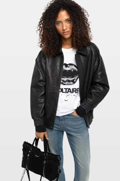 Alternative view of Zadig & Voltaire Loriand Leather Jacket