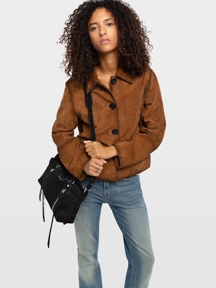 Zadig & Voltaire Lessa Jacket, Cognac.