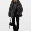 Zadig & Voltaire Faune Coat, Light grey.