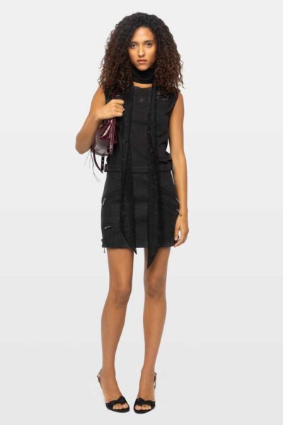 Zadig & Voltaire Jadea Skirt, Anthracite.