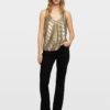 Zadig & Voltaire Tarys Sequins Top, Gold.