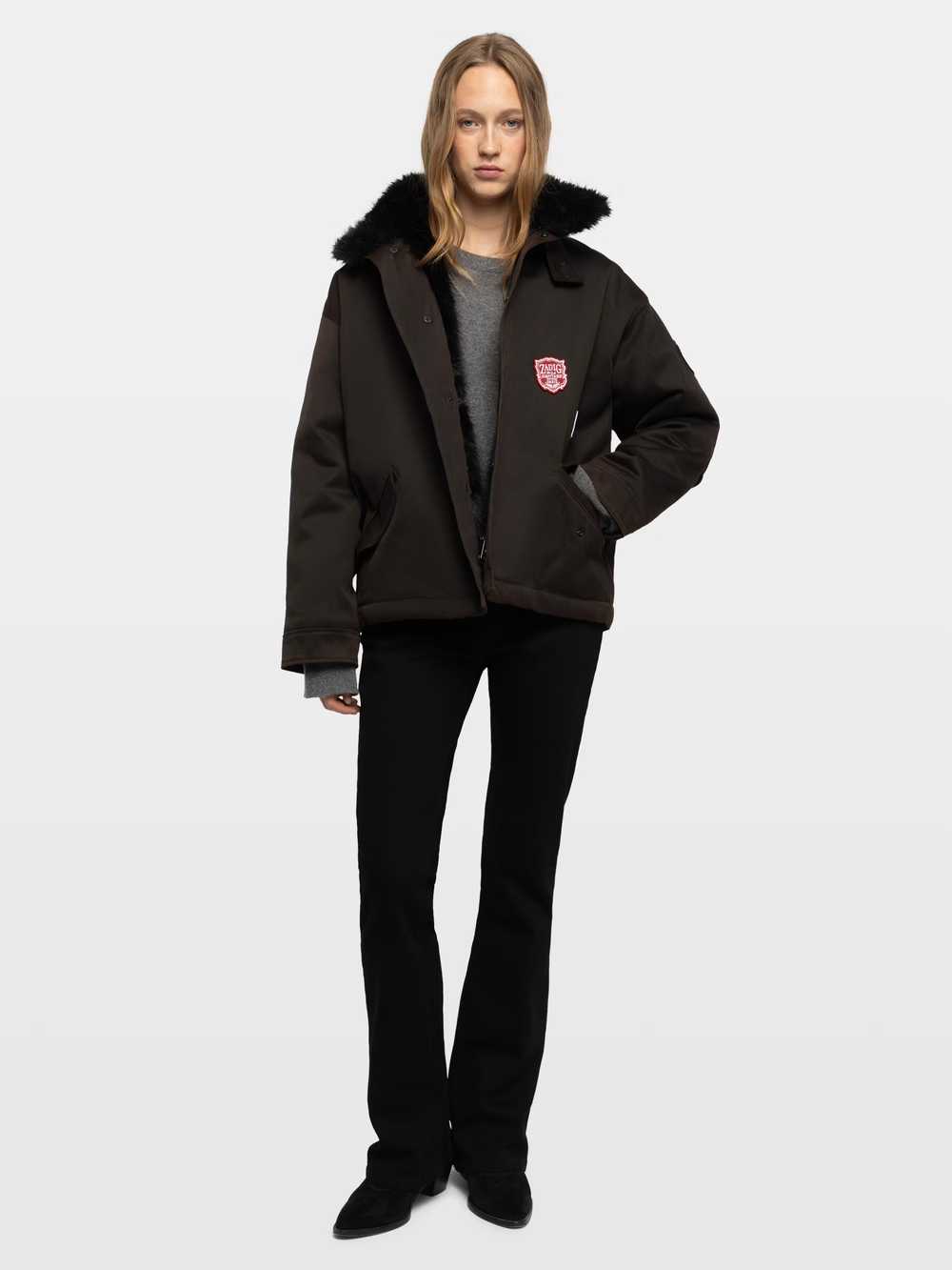 Zadig & Voltaire Kadris Parka, Dark chocolate.